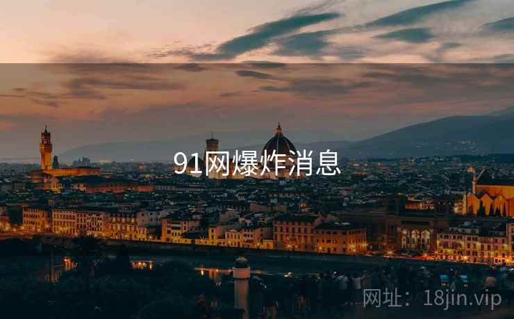 91网爆炸消息