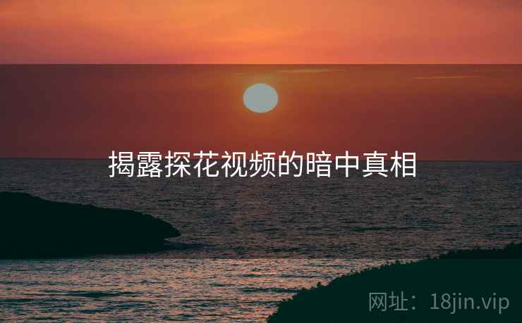揭露探花视频的暗中真相