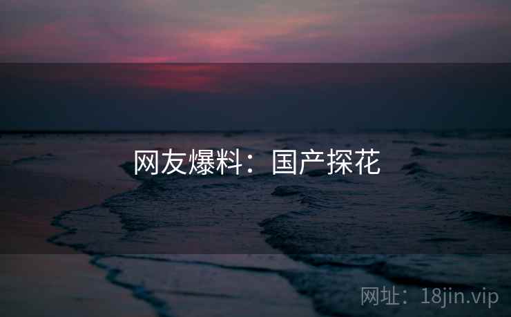 网友爆料:国产探花