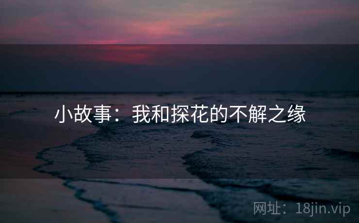 小故事:我和探花的不解之缘